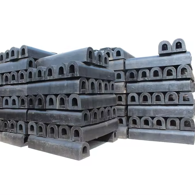 Large Anti-collision D Type Marine Fenders Dense Boat Dock Rubber Fenders /Pontoon Fender